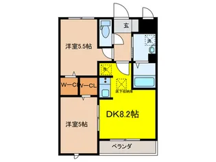 セジュール西台2【2階】の間取り