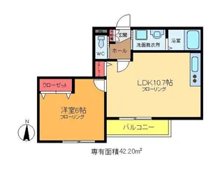 Lovely Rosa【3階】の間取り