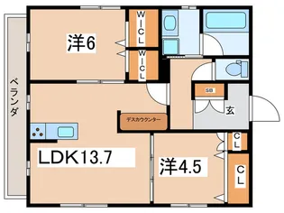 CREA横浜【1階】の間取り