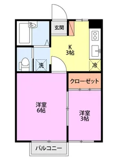 サンモール【1階】の間取り