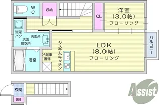 BAU・FB【2階】の間取り