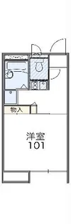 レオパレスC&K【1階】の間取り