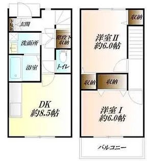 第6コスギコーポの間取り