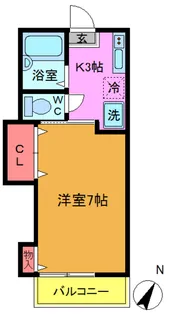 サンルミネ【2階】の間取り