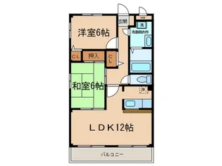リバ-サイドヒル【2階】の間取り