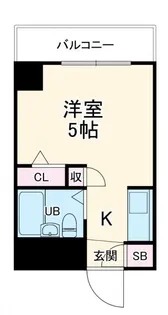 ホーメストハイツ大通り公園【4階】の間取り