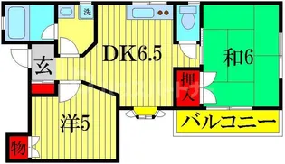 橋本ハウス【2階】の間取り