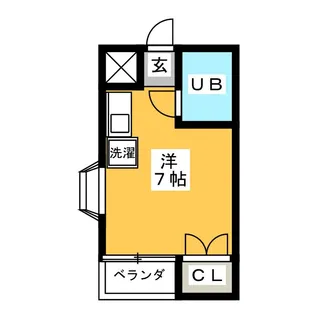 オークヒル駒込【1階】の間取り