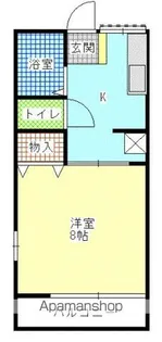ファミール中村【2階】の間取り