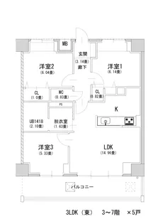 TOMOEビル(賃貸マンション)【7階】の間取り