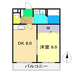 プチメゾン野市【3階】の間取り