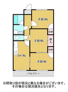アドミラル・オズ【3階】の間取り