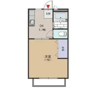 天美参番館【2階】の間取り