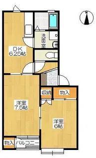 アビタシオンK【1階】の間取り