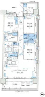 パークホームズ品川ザレジデンス【11階】の間取り