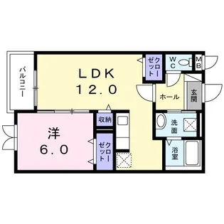Sun blue【2階】の間取り