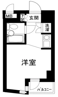 クリオ吉野町弐番館【6階】の間取り