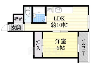 エバーグリーン【2階】の間取り