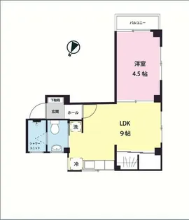 寿マンション【2階】の間取り