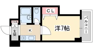 ノルデンハイム柴島【2階】の間取り
