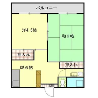 ブラウンK【1階】の間取り