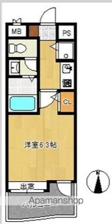トラントサンク大手門【9階】の間取り