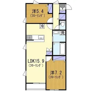 ウィスタリア【2階】の間取り