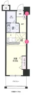 No.67 BENEFIT21博多【2階】の間取り