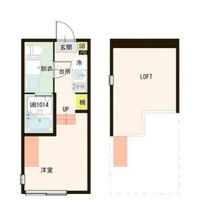 ウィンクルム四つ木【2階】の間取り