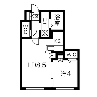 プルミエールメゾン琴似(旧S-RESIDENCE琴似駅)【3階】の間取り