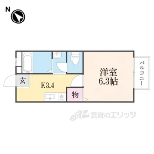アルトセドロ【1階】の間取り
