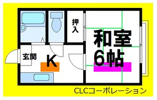 ベルハイム西片【2階】の間取り