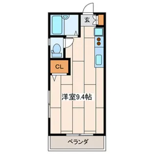 ウィステリアスハイツ【1階】の間取り