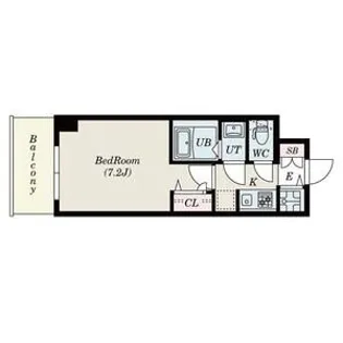S-RESIDENCE新大阪Rish【13階】の間取り