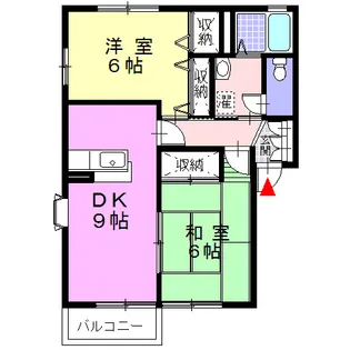 アトス【1階】の間取り
