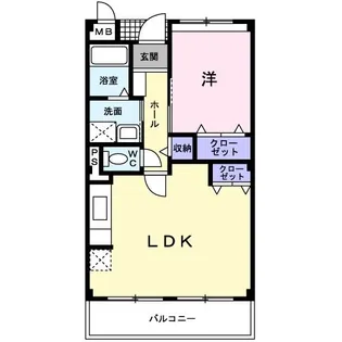 グラン ボヌール I【1階】の間取り