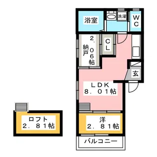 Lumiere(ルミエール)【3階】の間取り
