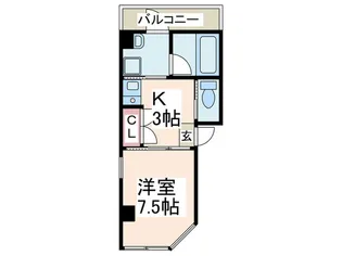 トゥ-ルドクラルテ【5階】の間取り