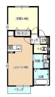 ペガサス【1階】の間取り