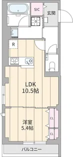 ハーベスト三軒茶屋【2階】の間取り
