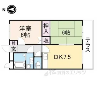 ハイツ秋桜【3階】の間取り
