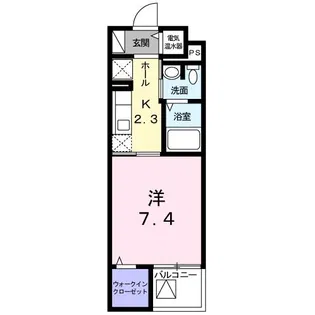 クオーレ メグ【4階】の間取り