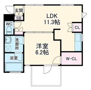 アトリオ【4階】の間取り