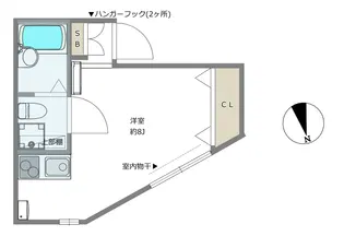 フリードベン大井【3階】の間取り