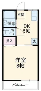 カルムK【1階】の間取り