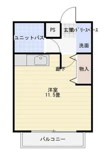 サンハイツ1【1階】の間取り