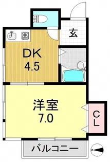 MIZUNOコーポ【2階】の間取り