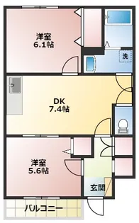 ボーノA【1階】の間取り
