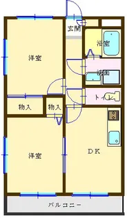 ヒルグレイス高野【3階】の間取り