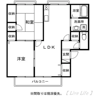 セジュール串間【2階】の間取り